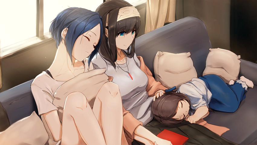 sagisawa fumika, tachibana arisu, and hayami kanade (idolmaster and 1 more) drawn by sanderson