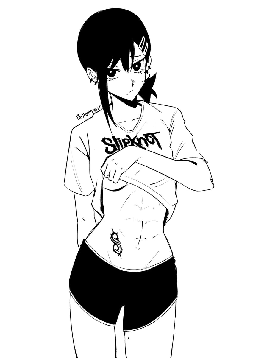 higashiyama kobeni (chainsaw man and 1 more) drawn by pastepiphany