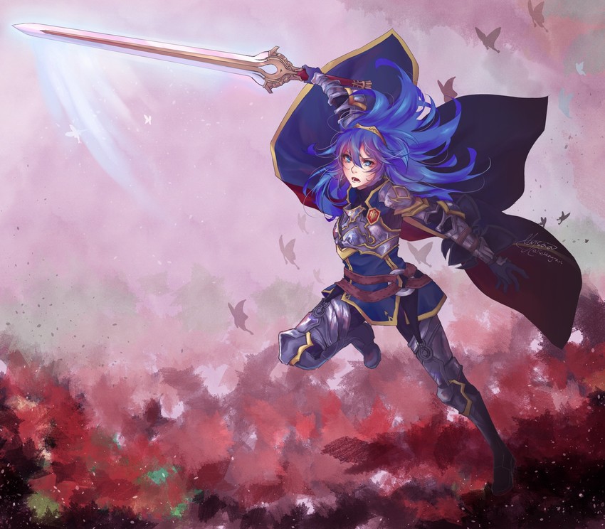 lucina (fire emblem and 1 more) drawn by ilyscia