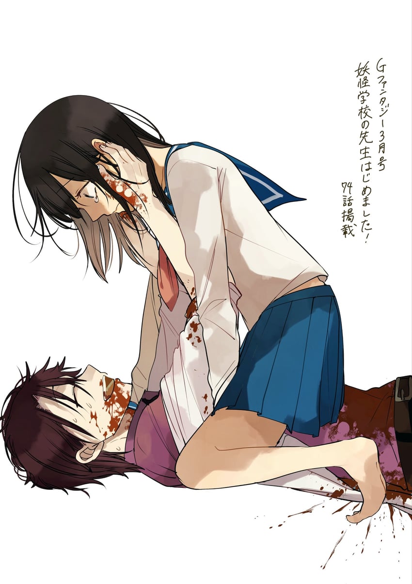 takahashi akira and utagawa kuniko (youkai gakkou no sensei hajimemashita!) drawn by tanaka_mai