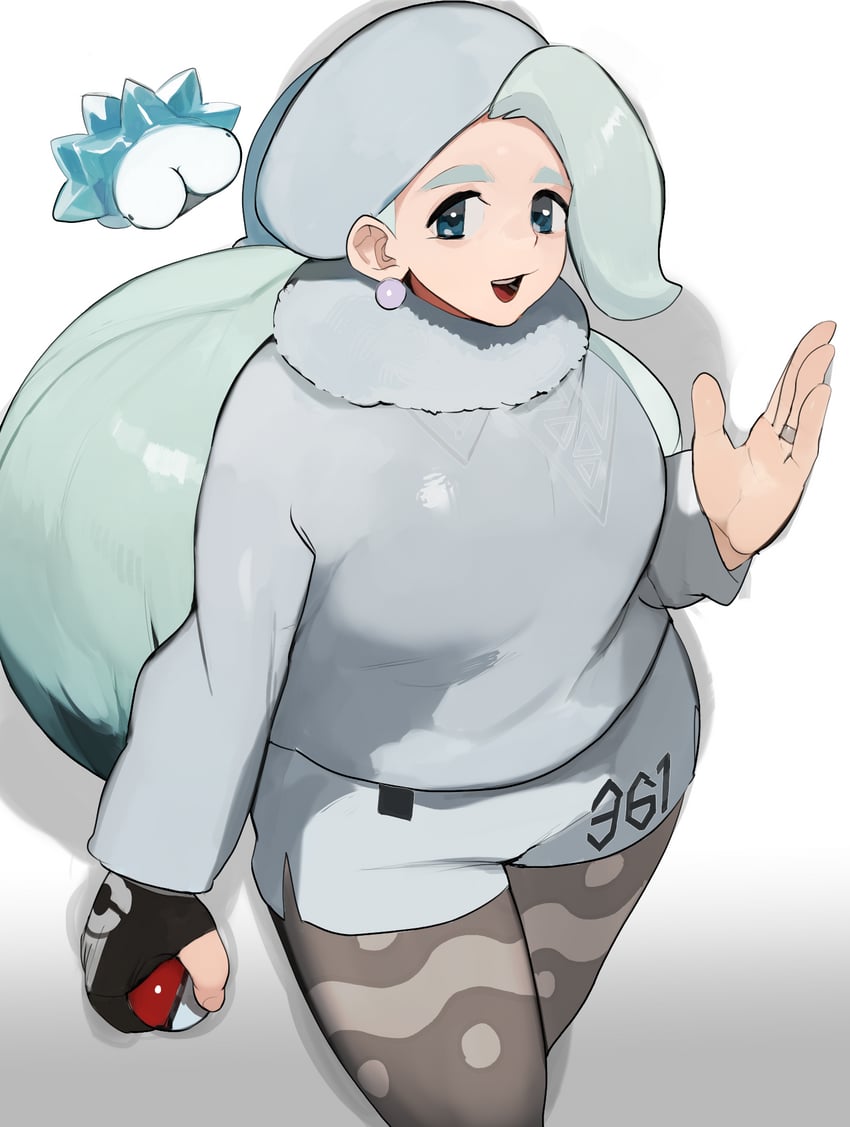 melony and snom (pokemon and 1 more) drawn by raichiyo