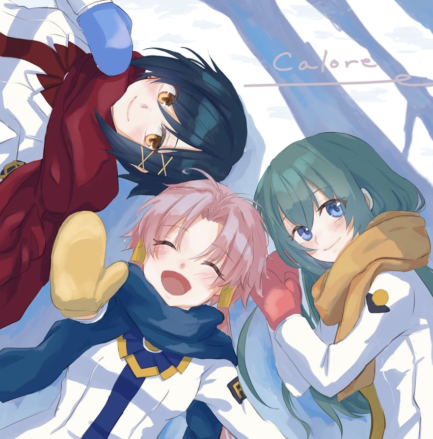 mizunashi akari, alice carroll, and aika granzchesta (aria) drawn by kiri_meee