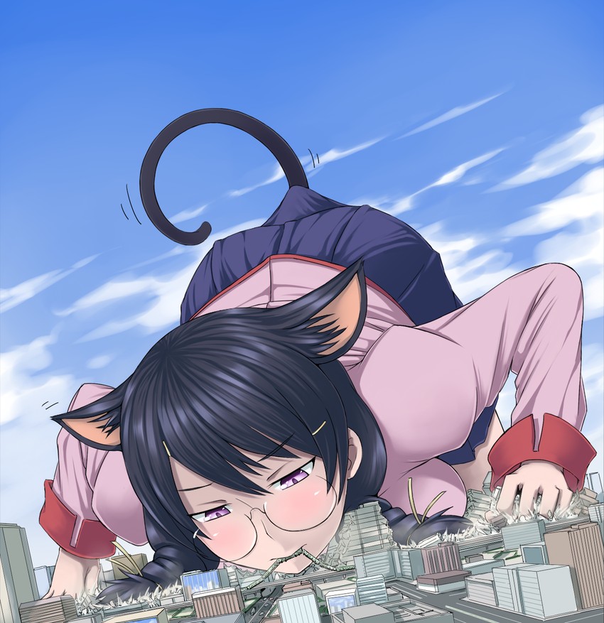 hanekawa tsubasa (monogatari and 2 more) drawn by terada_ochiko