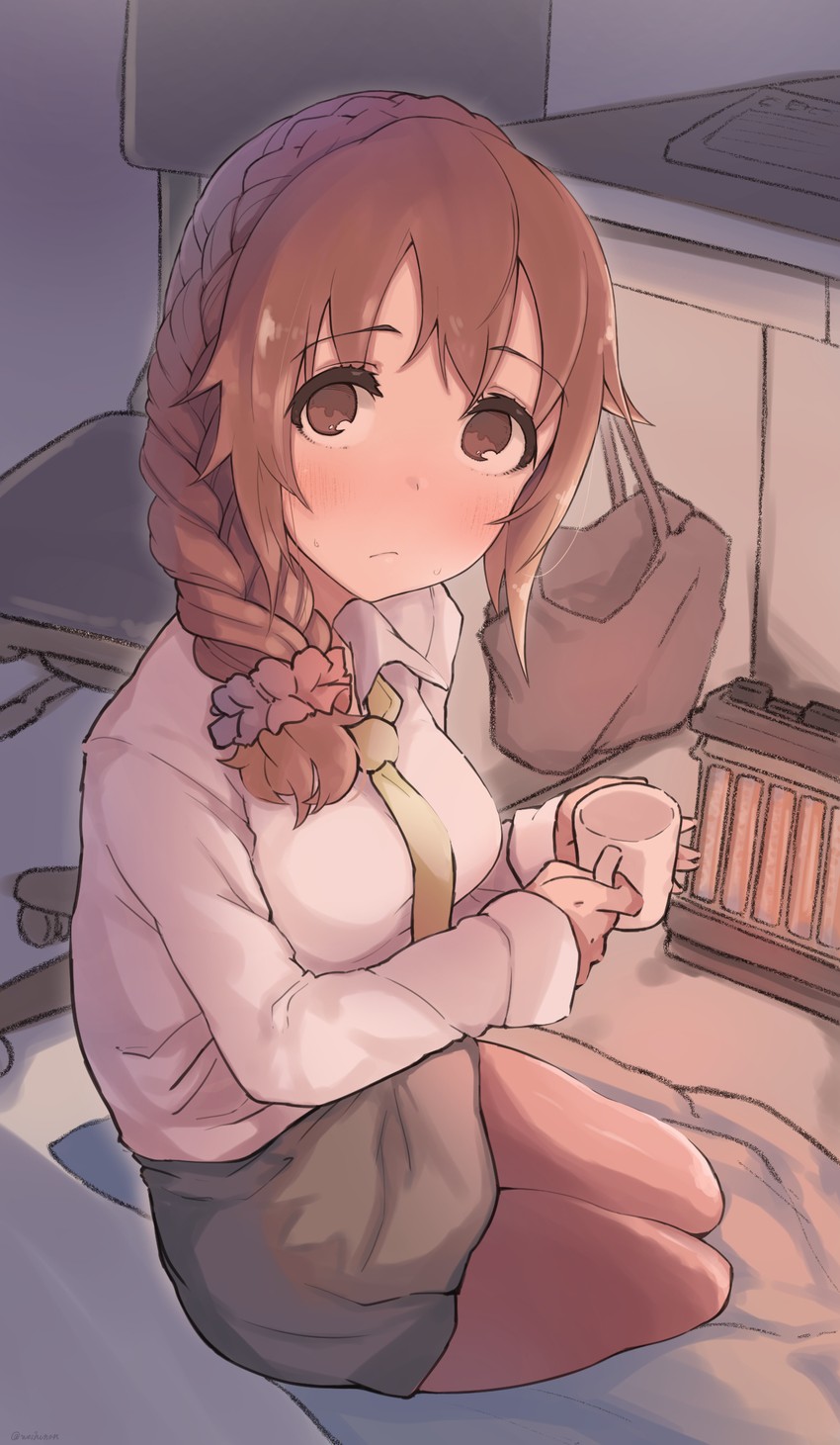 senkawa chihiro (idolmaster and 1 more) drawn by woshinon