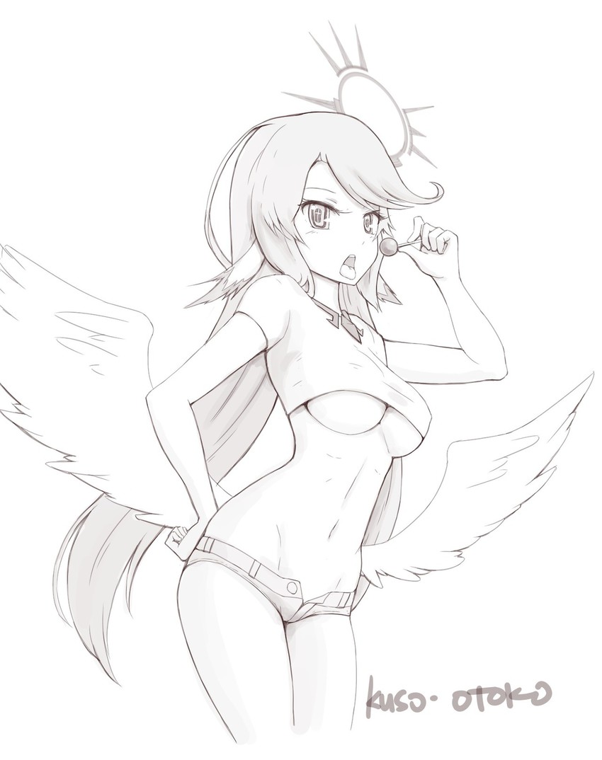 jibril (no game no life) drawn by kuso_otoko