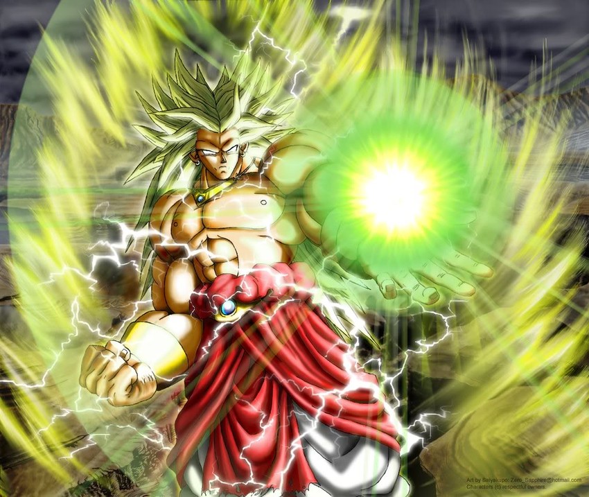 broly (dragon ball and 1 more) drawn by saiyakupo