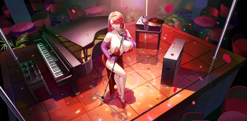 hongryeon and jessica rabbit (last origin) drawn by taesi