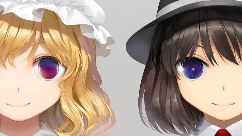 usami renko and maribel hearn (touhou) drawn by suna_(s73d)