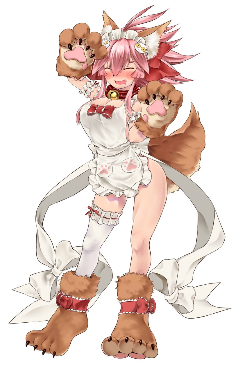 tamamo and tamamo cat (fate and 1 more) drawn by tahira_ureka