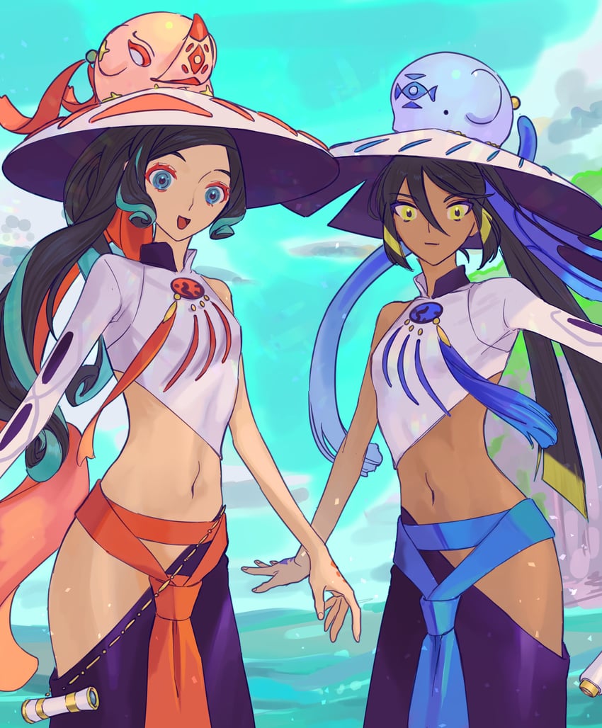 trung trac and trung nhi (fate and 1 more) drawn by u_raida0