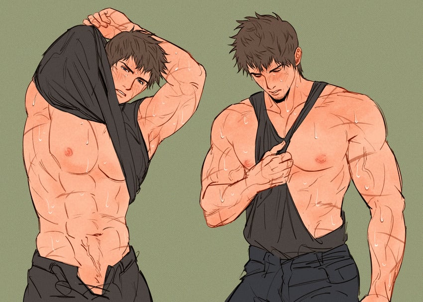 ardbert hylfyst (final fantasy and 1 more) drawn by doong_24
