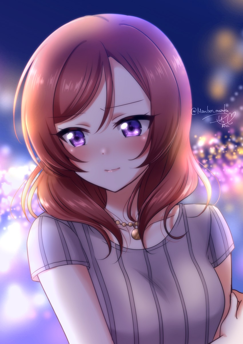 nishikino maki (love live! and 1 more) drawn by ric._(marchen_mozuku)