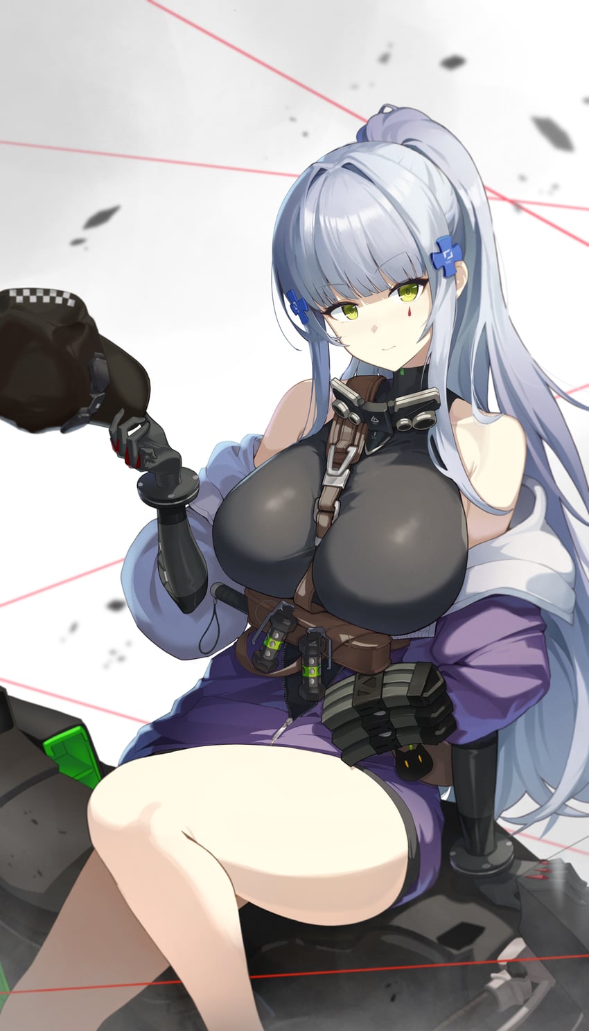 hk416 and klukai (girls' frontline and 1 more) drawn by etoast