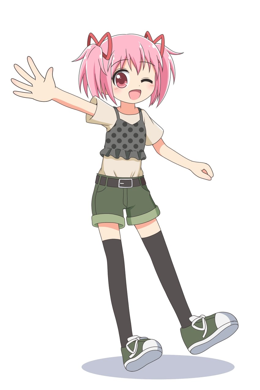 kaname madoka (mahou shoujo madoka magica) drawn by kato-shun