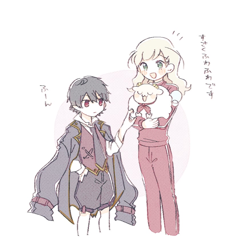 lynn reinweiss and arne neuntote (arne no jikenbo) drawn by shuntaro_(tya_nya0000)