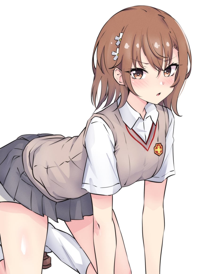 misaka mikoto (toaru majutsu no index and 1 more) drawn by latte_(latte_daruta2)
