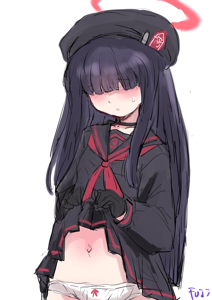 justice task force member (blue archive) drawn by fuji_(pixiv24804665)