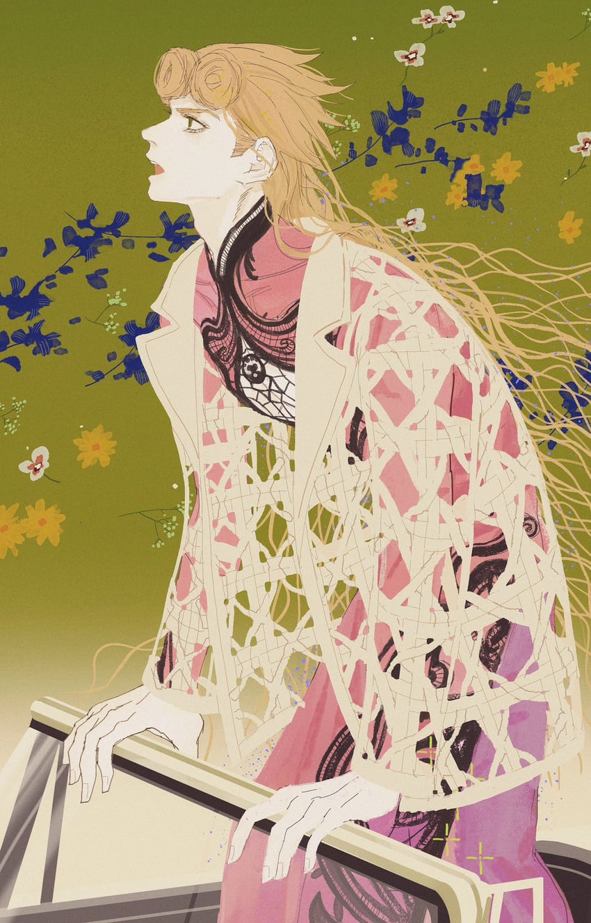 giorno giovanna (jojo no kimyou na bouken and 1 more) drawn by ringpullwww