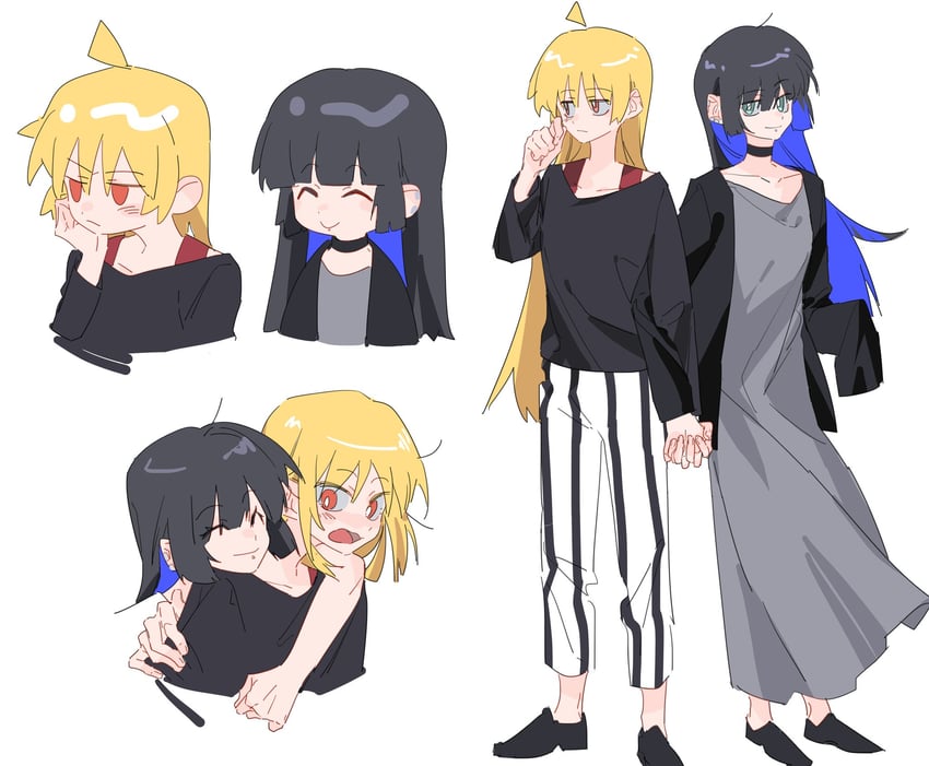 ijichi seika and pa-san (bocchi the rock!) drawn by molu_stranger