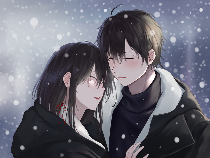 yukinoshita yukino and hikigaya hachiman (yahari ore no seishun lovecome wa machigatteiru.) drawn by shigatsu_(4gate)
