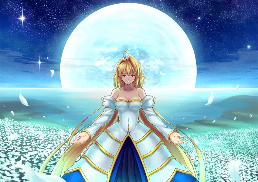 arcueid brunestud and archetype earth (tsukihime and 1 more) drawn by kotera_ryou