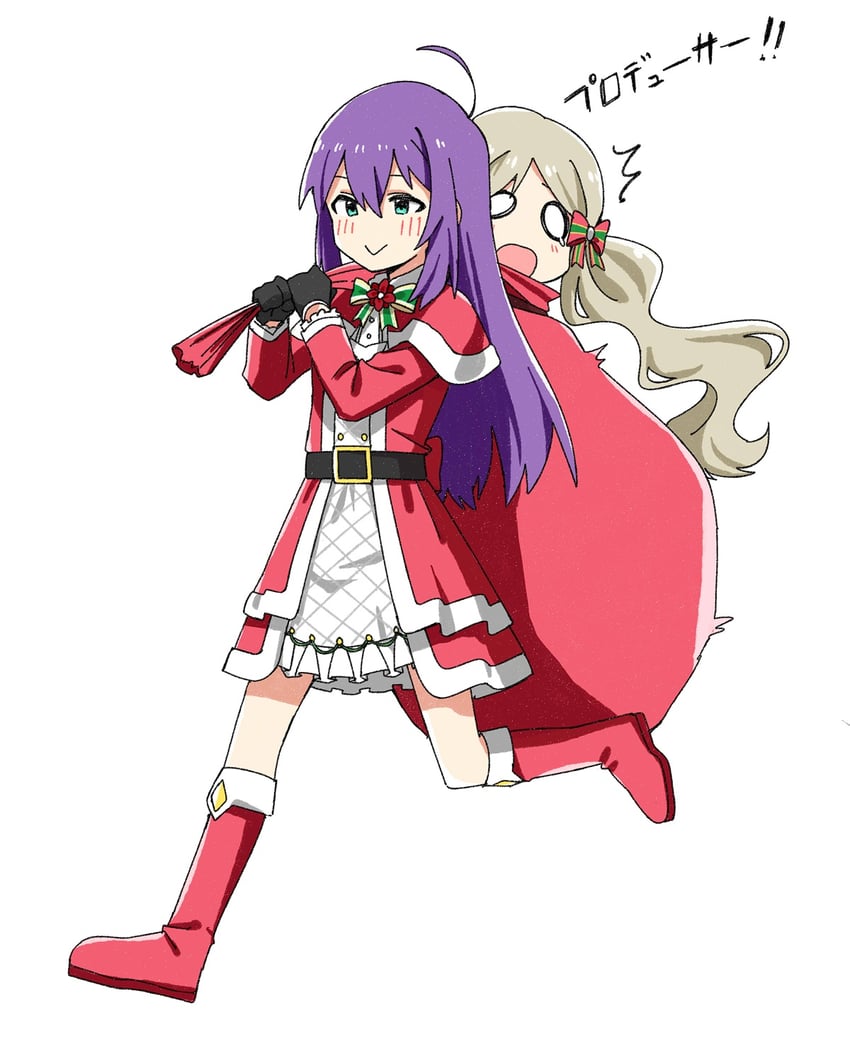 mochizuki anna and handa roco (idolmaster and 2 more) drawn by billbung