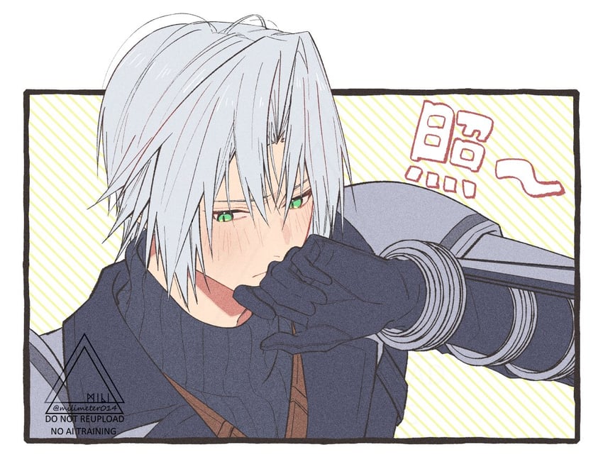 sephiroth (final fantasy and 2 more) drawn by yunyunonigiri