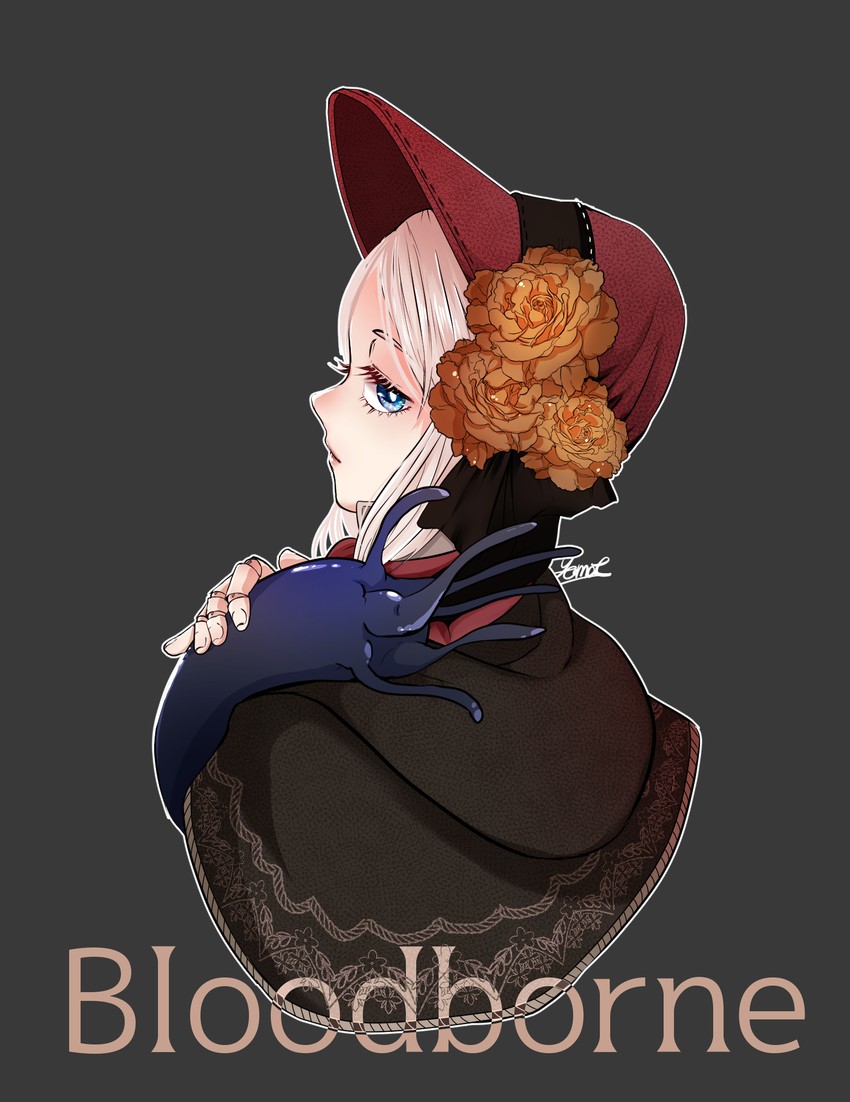 hunter and plain doll (bloodborne) drawn by ozaki_yamato