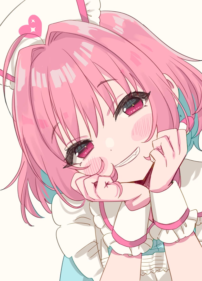 yumemi riamu (idolmaster and 2 more) drawn by sukoyaka_(100hituzi)