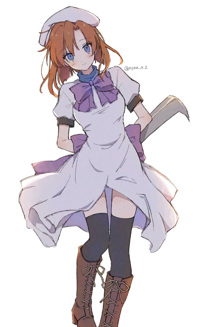 ryuuguu rena (higurashi no naku koro ni) drawn by nyan_o2