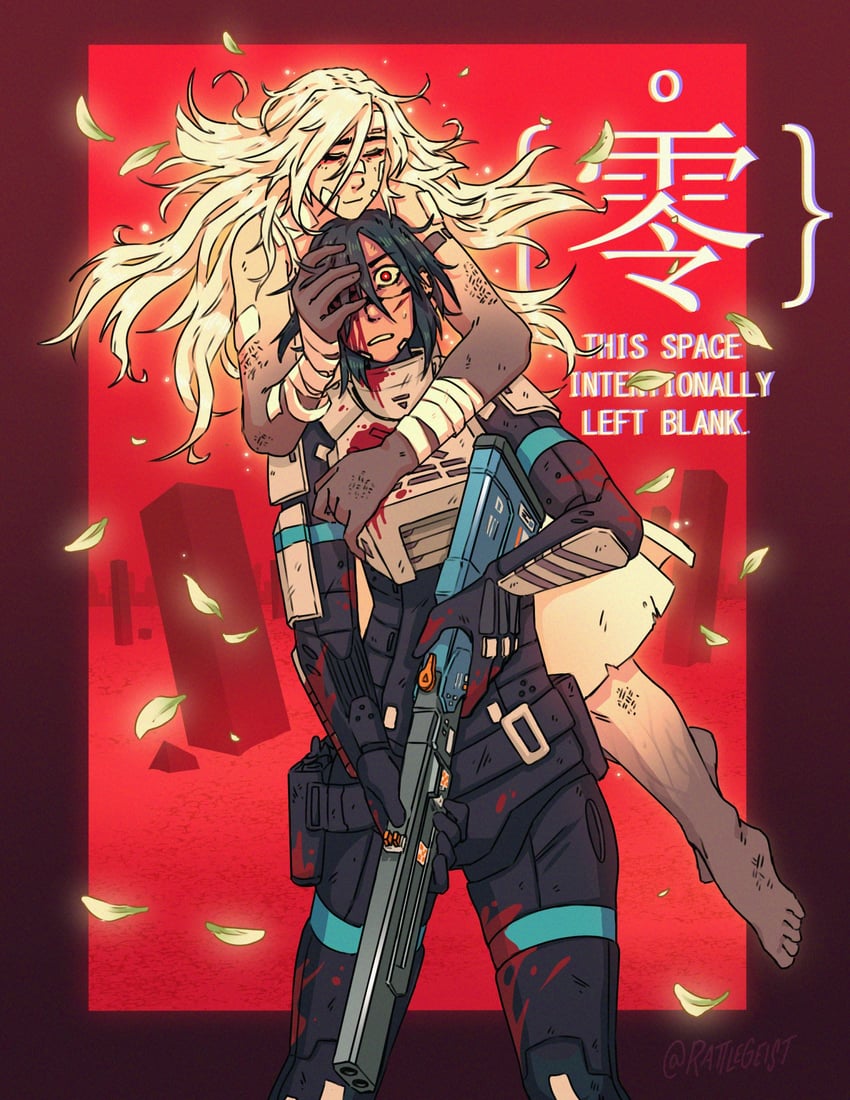 elster and ariane yeong (signalis) drawn by rattlegeist
