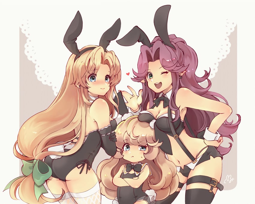 riesz, angela, and charlotte (seiken densetsu and 1 more) drawn by mii_(03miiy)