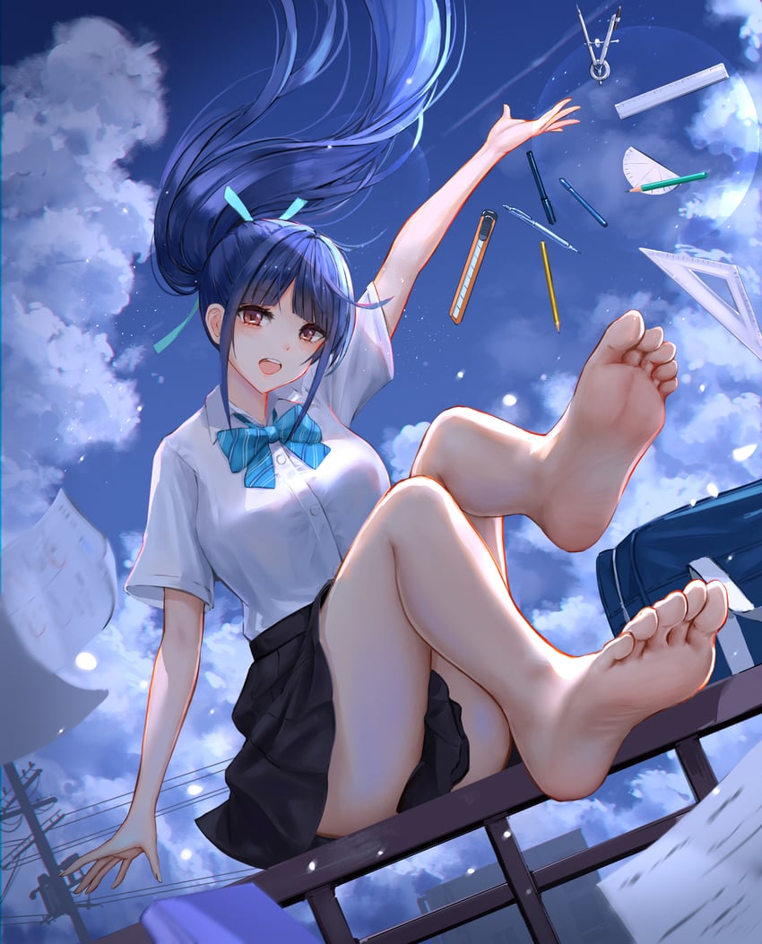tsuruga ami (megami no cafe terrace) drawn by yuzuriha_(atelier_liang)