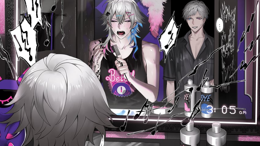 gavis bettel, phantom, and bettel 2 (holostars and 1 more) drawn by jullian_kk