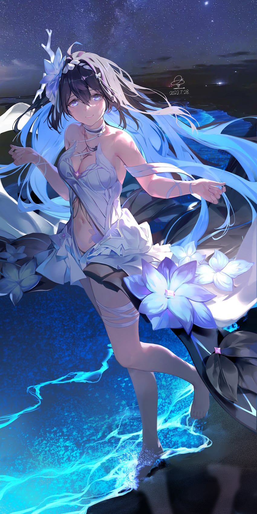 seele vollerei (honkai and 1 more) drawn by ribao