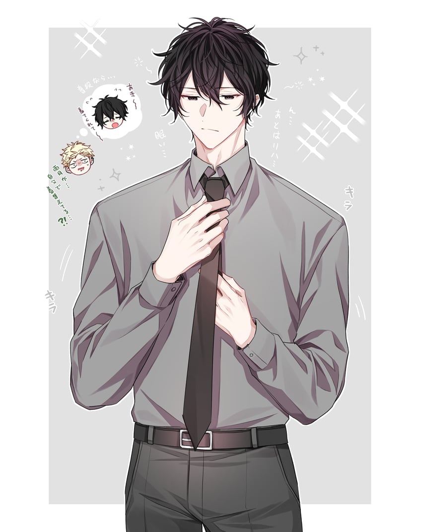 murata ugetsu and kaji akihiko (given) drawn by pinoli_(pinoli66)