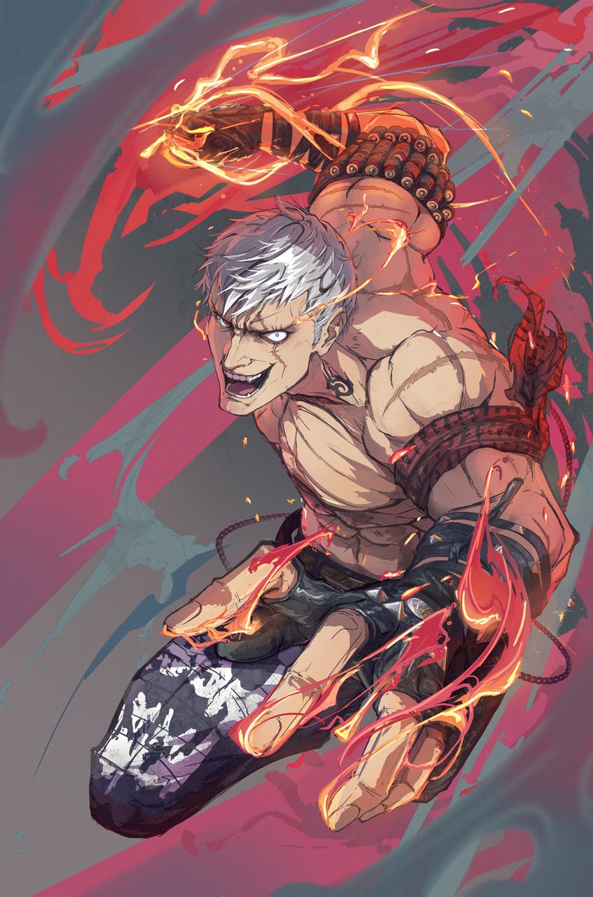 bryan fury (tekken and 1 more) drawn by lag_(wo76_a)
