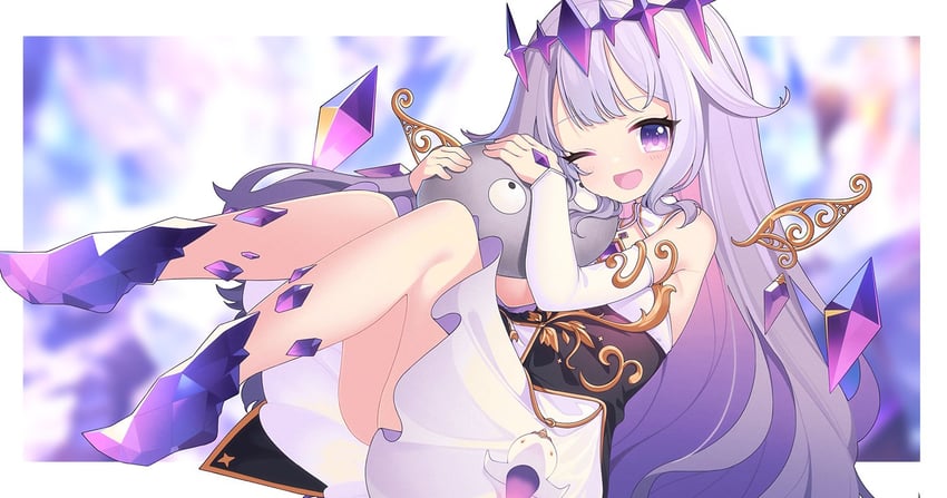 koseki bijou and pebble (hololive and 1 more) drawn by eskimofox