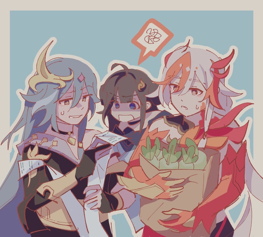 fu hua, herrscher of sentience, and book of fuxi (honkai and 1 more) drawn by pinwvl