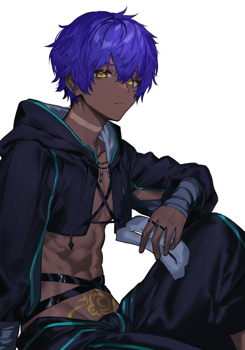 hassan of the shining star (fate and 1 more) drawn by albino_(a1b1n0623)
