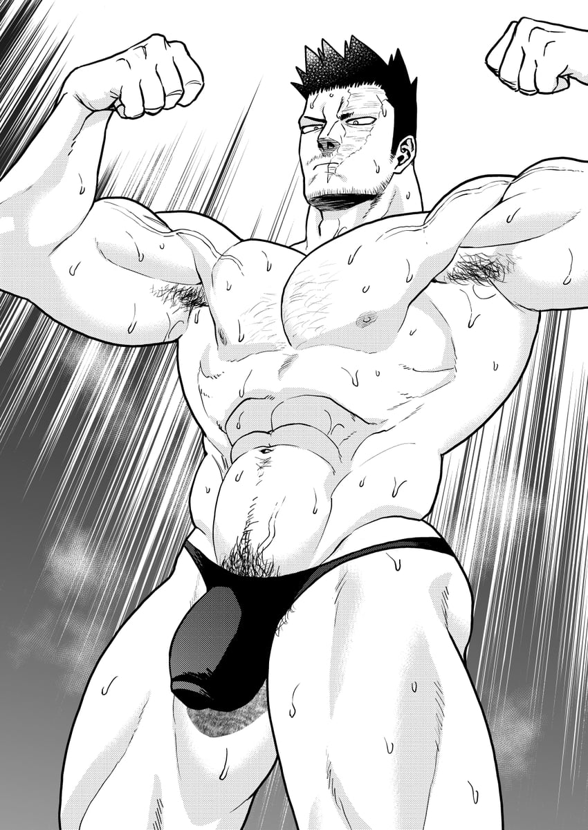 endeavor (boku no hero academia) drawn by p_(pppppppppq)