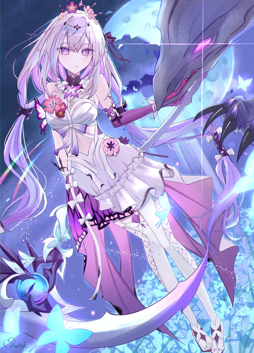 castorice and pollux (honkai and 1 more) drawn by k_o_m_i