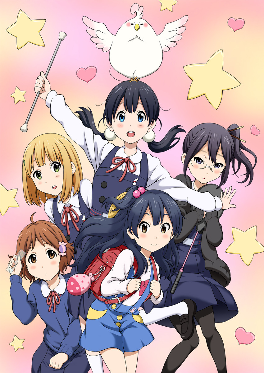 kitashirakawa tamako, kitashirakawa anko, dera mochimazzui, tokiwa midori, asagiri shiori, and 1 more (tamako market) drawn by juicy