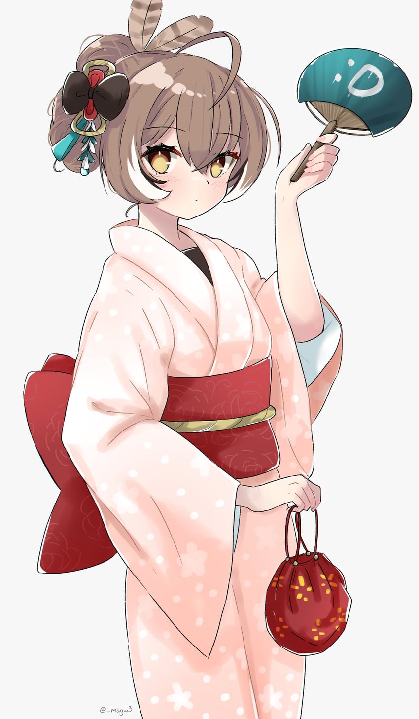nanashi mumei (hololive and 1 more) drawn by magui3