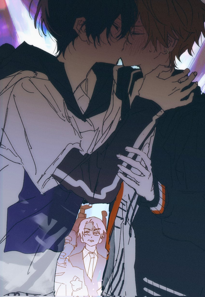 shinonome akito and aoyagi touya (project sekai) drawn by goguma_wagamja