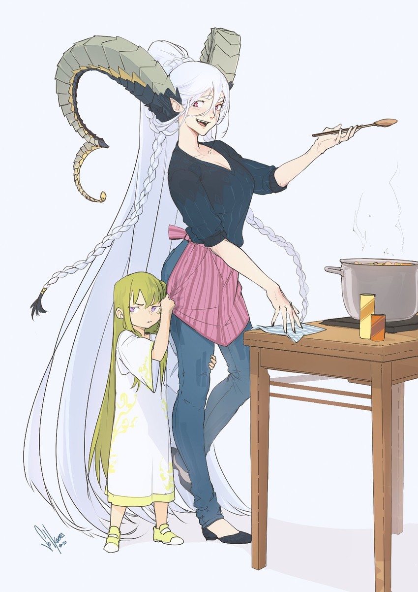 enkidu, tiamat, and kingu (fate and 1 more) drawn by solkorra