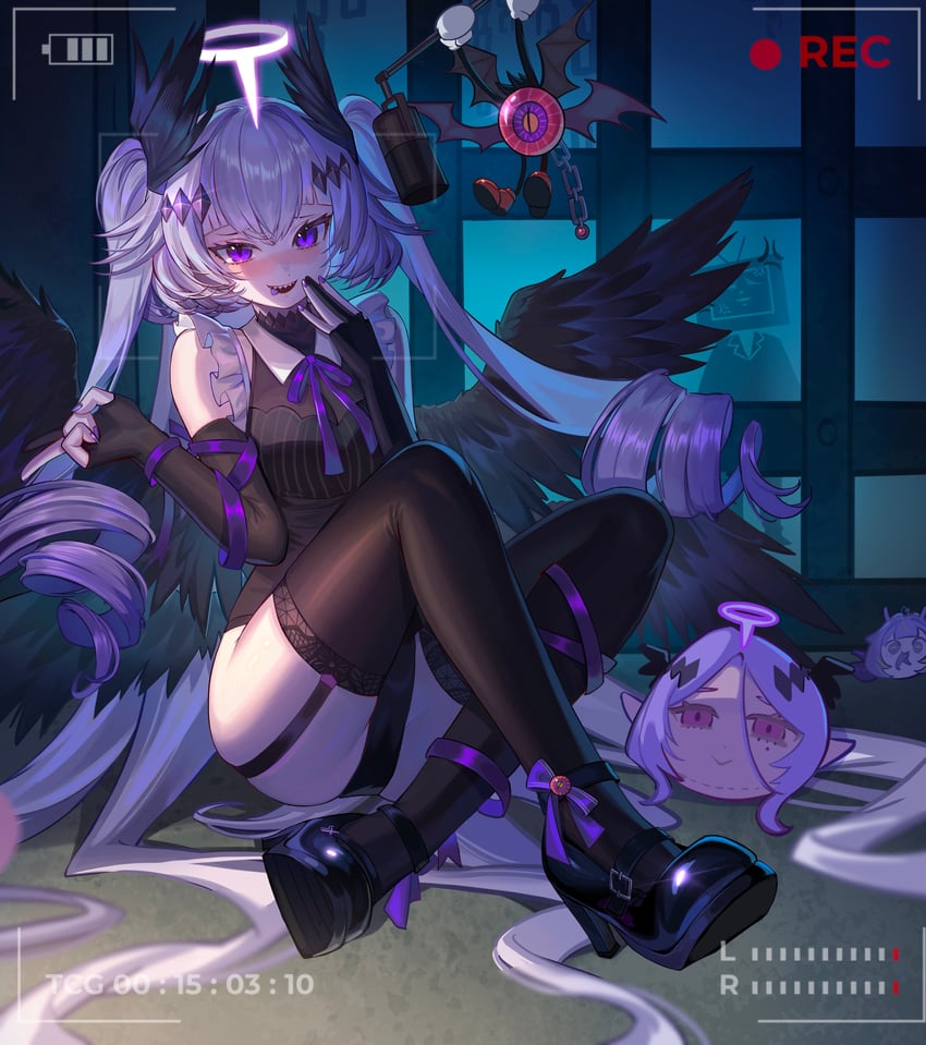 xiao dianshi (indie virtual youtuber and 1 more) drawn by wangmou_zilaojuan
