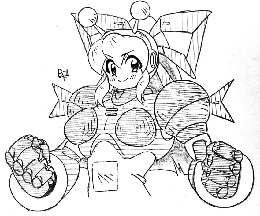 roll and hyper roll (mega man and 1 more) drawn by vcampan