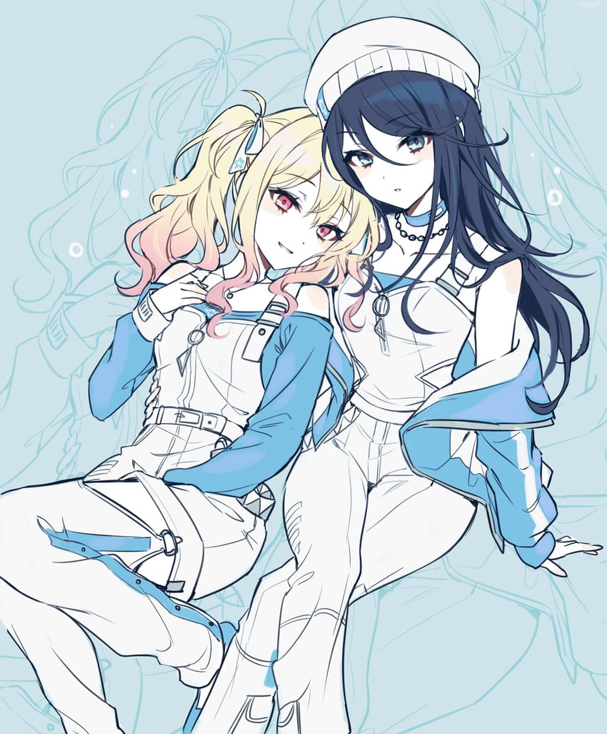 tenma saki and hoshino ichika (project sekai) drawn by kheng_(k_heng1223)