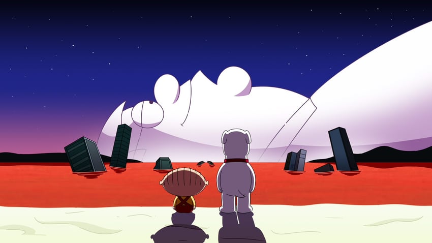 peter griffin, brian griffin, and stewie griffin (neon genesis evangelion and 2 more) drawn by lolwutburger